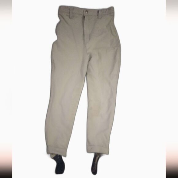 State Line Tack riding pants, size 12(zipper flap light  spot and mark back - Picture 1 of 8
